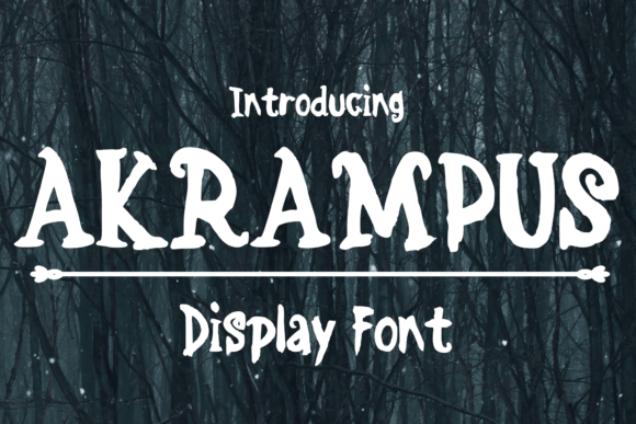 Akrampus: A Bold Display Font for Digital Brand Personality