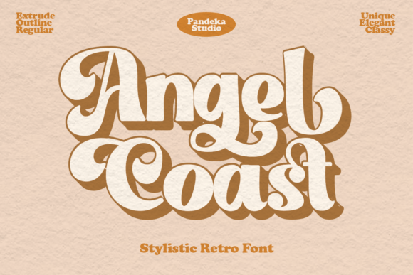 Angel Coast: A Retro Serif Display Font with Editorial Warmth