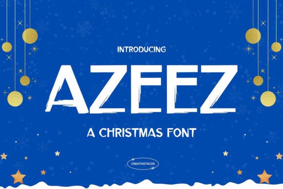 Azeez: A Textured Display Font for Editorial Impact