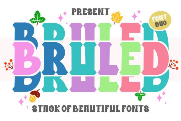 Bruled Stacked Duo: A Thoughtful Display Font for Editorial Warmth