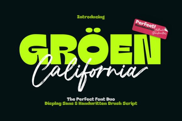 Groen California: A Display Font That Elevates Campaign Visuals