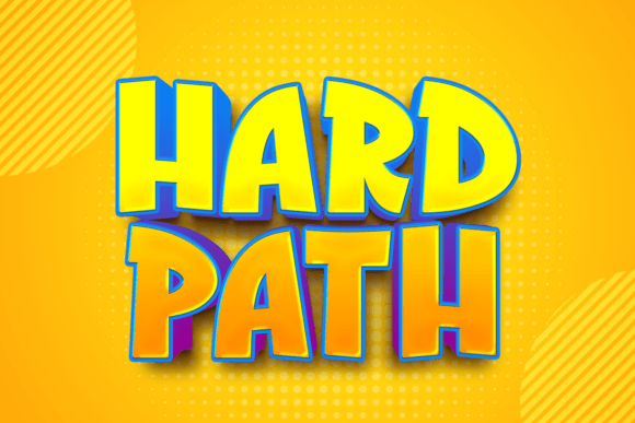 Hard Path: A Bold, Unapologetic Display Font