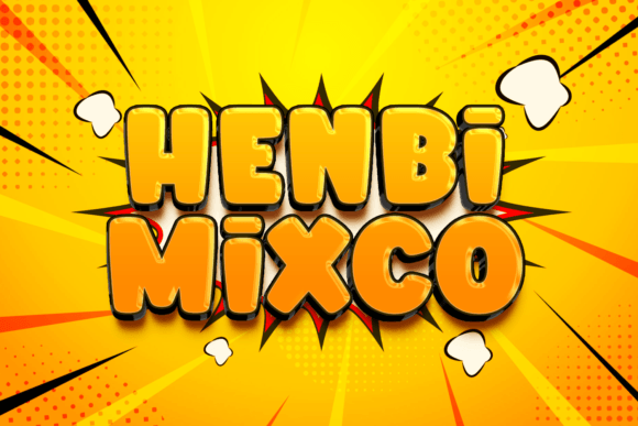 Henbi Mixco: A Display Font That Makes Your Headlines Pop