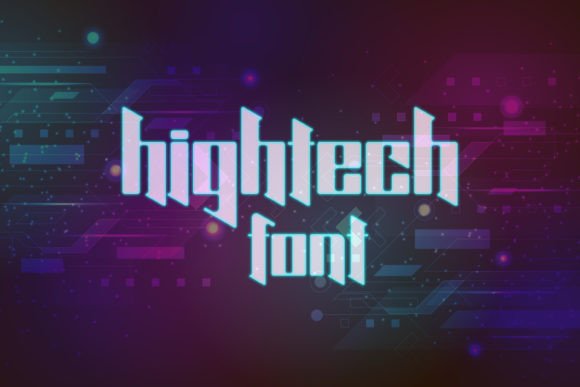 Hightech Font: A Bold, Industrial Display Typeface Review