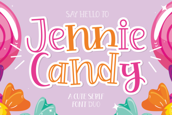 Jennie Candy: A Charming Display Font for Editorial Design