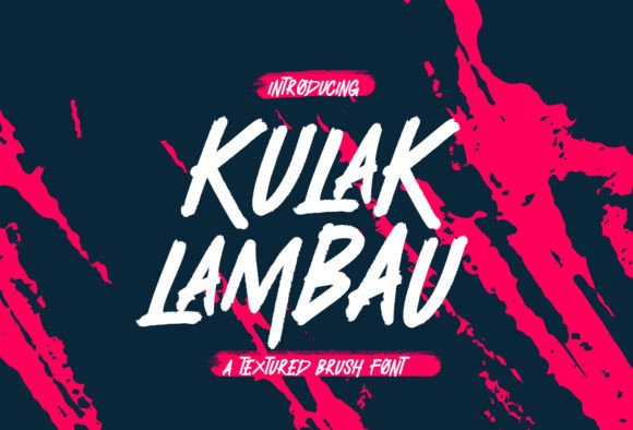 Kulak Lambau: A Playful Display Font for Digital Branding