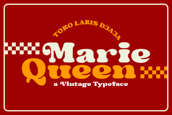 Marie Queen: A Retro Display Font That Makes Your Headlines Unmissable