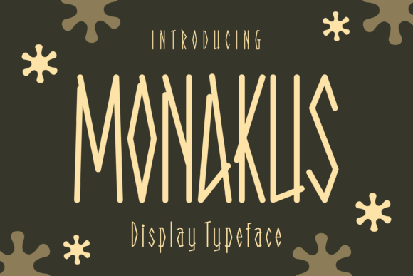 Monakus: A Playful Display Font for Scroll-Stopping Campaigns