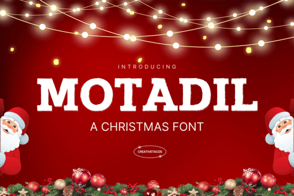 Motadil: A Display Font That Feels Like Handmade Magic