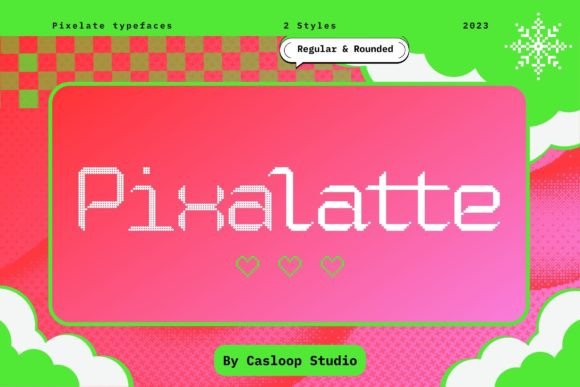 Pixalatte Typeface: Y2K Charm That Builds Real Brand Recognition