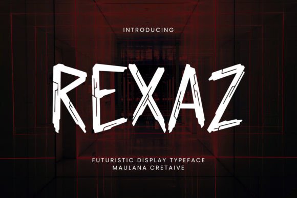 Rexaz: A Futuristic Display Typeface for Brand Clarity