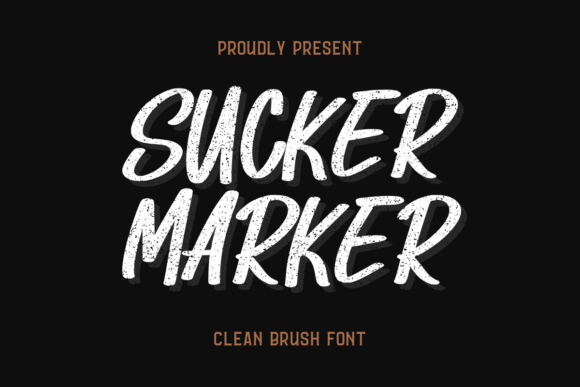 Sucker Marker: A Display Font That Commands Attention