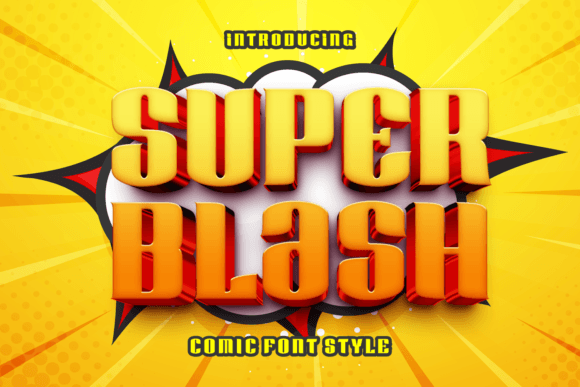 Super Blash: A Joyful Display Font for Playful Brand Identities