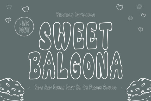 Sweet Balgona: A Friendly Display Font for Editorial Charm