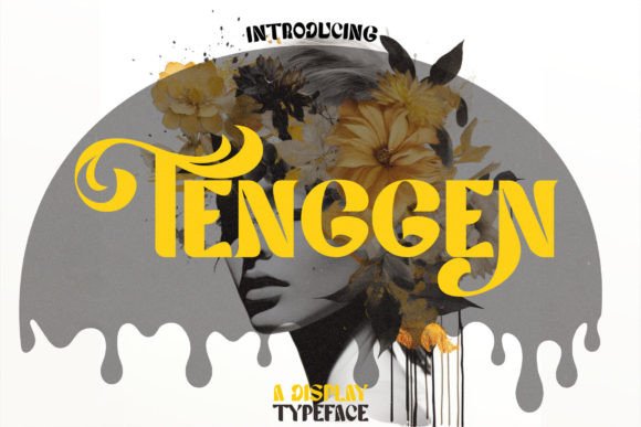 Tenggen: A Bold Display Font That Makes Handmade Goods Shine