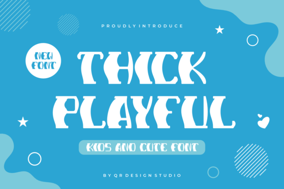 Thick Playful: A Display Font That Lifts Editorial Design