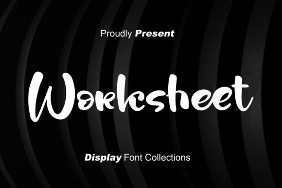 Worksheet: A Display Font That Feels Like Hand-Picked Charm